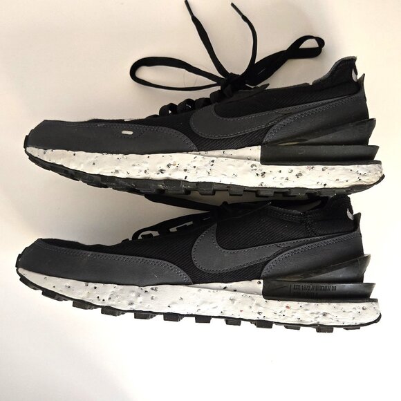 EUC Nike Waffle One Crater Anthracite Men's Size 10 - Picture 9 of 10